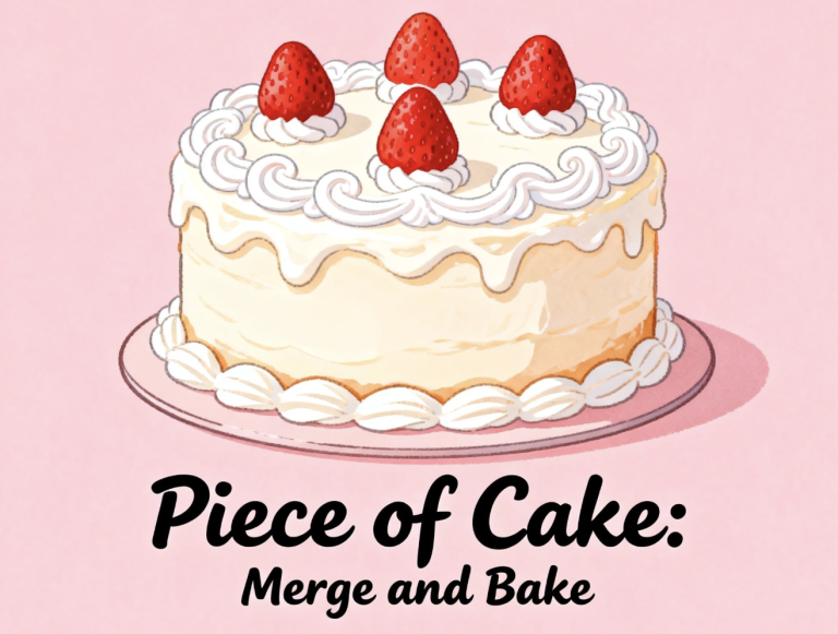Piece of Cake: Merge and Bake